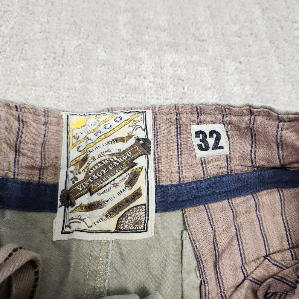 Vintage No Boundaries Cargo Shorts Men 30 READ* Baggy Paratrooper Heavy‎ Cotton